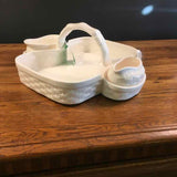 Tiffany & Co.Berry Basket with Cream & Sugar Set