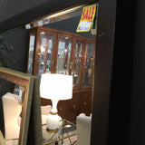 Black Frame Bevelled Mirror