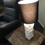 CB2 "Raw Marble" Table Lamp