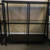 Metal & Glass Shelves Console