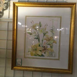 Lily Watercolor Framed Art