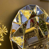 Geometric Prism Cut Frame Mirror