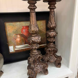 PAIR of Pillar Candle Holders