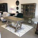 5'3"x7' Ivory & Black Rug