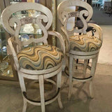 PAIR of Swivel Bar Height Stools