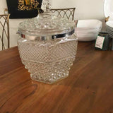 Vintage Anchor "Hocking Wexford"  Ice Bucket with Lid