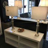 Robert Abbey Silver Table Lamp